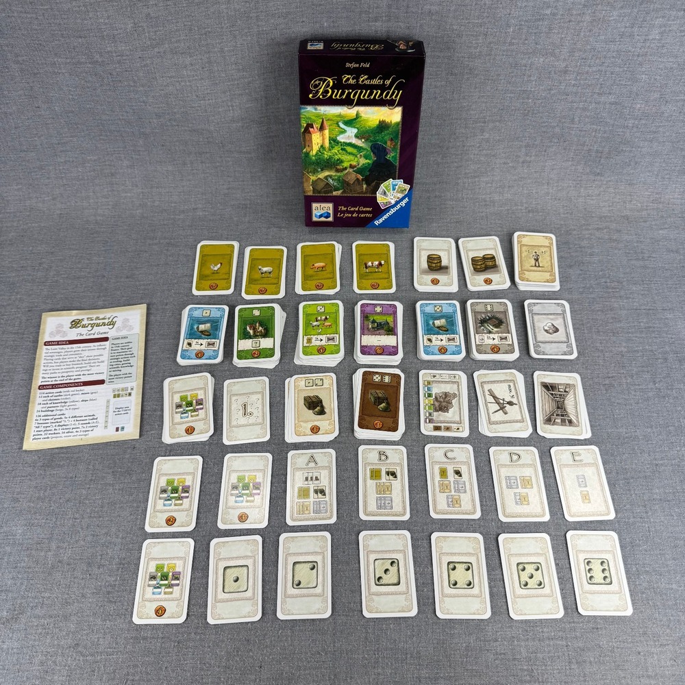 Ravensburger The Castles of Burgundy The Card Game 2016 Complete Stefan Feld